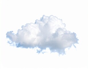 Cloud isolated on white background