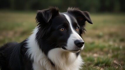 Fototapeta premium border collie dog