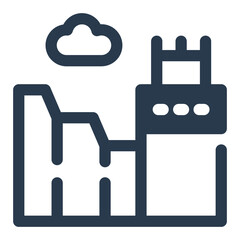 Dubrovnik City Walls with Historic Tower