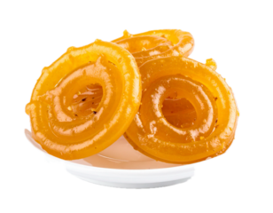 Jalebi isolated on transparent background