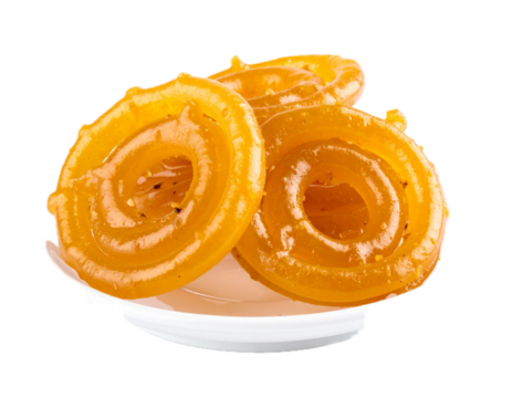 Jalebi isolated on transparent background