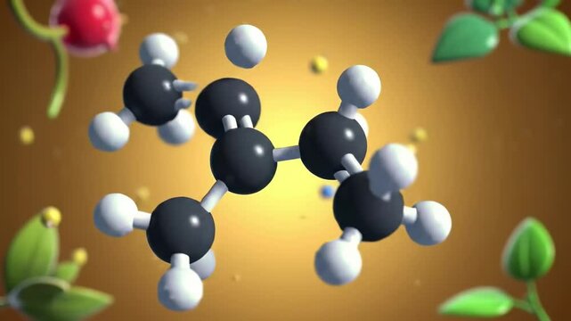 Molecular structure visual
