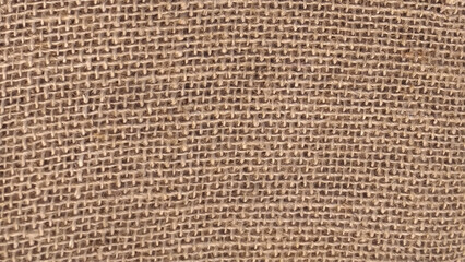Jute pattern, rough burlap texture, canvas coarse cloth, brown woven rustic bagging. Natural hessian beige textile texture. Linen fabric backdrop. Threads background. Sackcloth surface. 