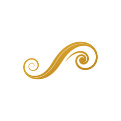 gilded curl  .svg