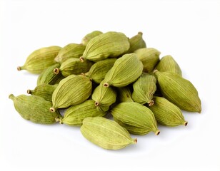 Cardamom isolated on white background 