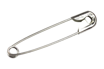 Shiny Silver Safety Pin - A Versatile Fastener for Clothing, Crafts, and Everyday Use