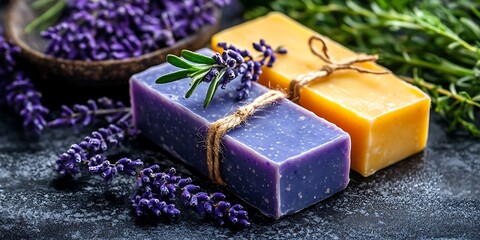 Lavender soap bars