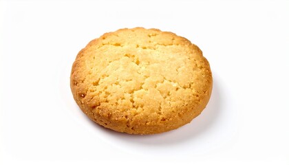 Fluffy buttery biscuit isolated on white background