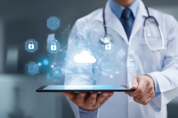 Cloud-based health records offering secure, remote access for streamlined medical care and records.