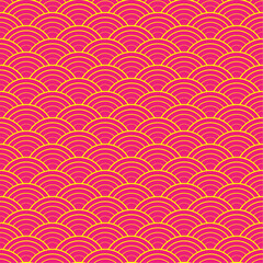 Wave pattern seamless abstract background. Stripes wave pattern. Hand drawn line arts design for prints, fabric, poster and wallpaper.
