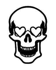 human skull vector illustration