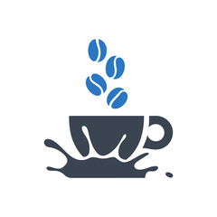 Coffee Bean Steam Icon