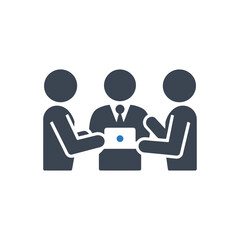 Business Team Meeting Icon