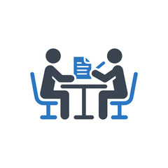 Business Meeting Discussion Icon