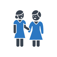 Friendly Support Connection Icon