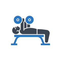 Gym Workout Training Icon