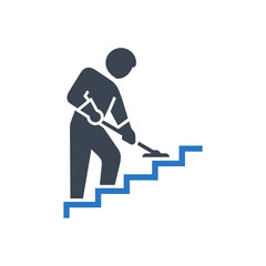 Stair Cleaning Maintenance Icon