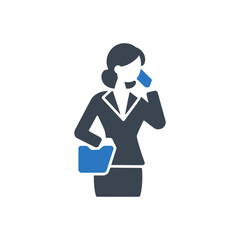 Professional Business Communication Icon