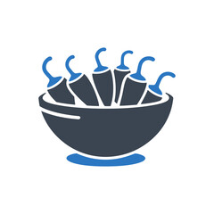 Bowl of Chili Peppers Icon