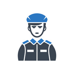 Military Officer Icon
