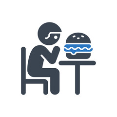 Thinking Before Meal Icon