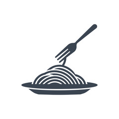 Spaghetti with Fork Icon