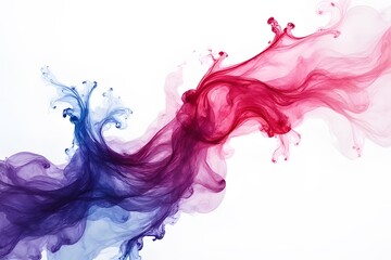 Fototapeta premium smoke on white background