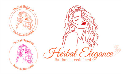 Fashion and pure beauty logo design vector template, and logo design