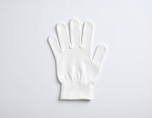 White Fabric Gloves for Protection and Cleanliness