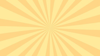 Abstract hypnotic yellow swirl tunnel background with smooth curves and optical illusion effect