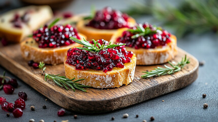 Guava jam spread on bread with cheese. Tasty dessert for breakfast. Sweet jelly, homemade traditional Brazilian food. Delicious snack, epicure, breakfast table, wooden board caption space on the side 