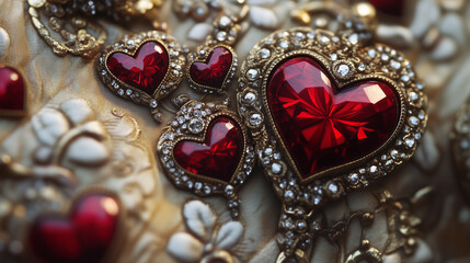 San Valentine Card Background All my hearts and more