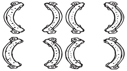 Brake Shoe Train Braking System Part