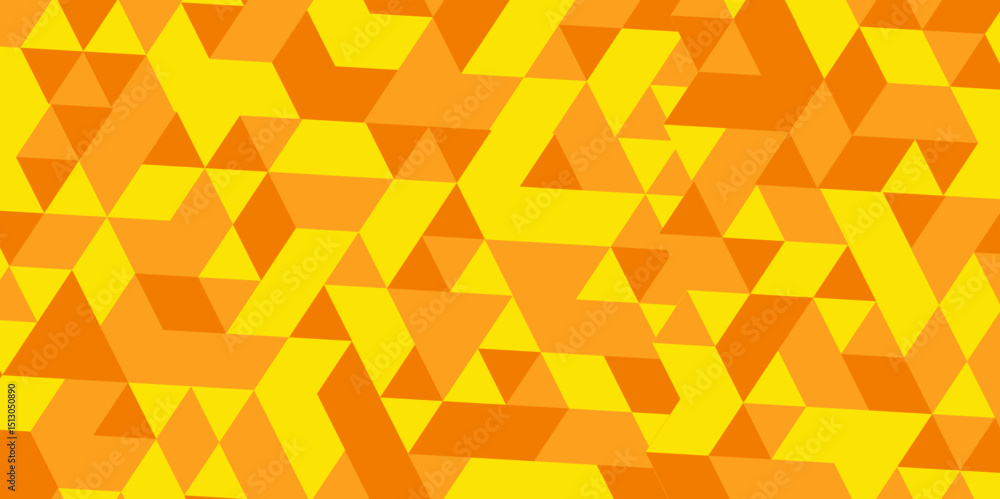 Aufkleber seamless geometric pattern square shapes low polygon backdrop background. abstract geometric wall ti