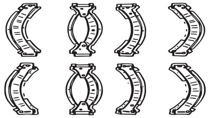 Brake Shoe Engineering Component for Trains