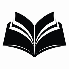 open book vector illustration