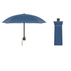 折り畳み傘のイラスト