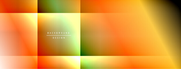 Abstract gradient rectangles overlap. Warm colors dominate, creating dynamic visual effect. Text reads background design.