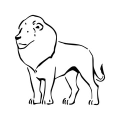 wild animal outline icon design