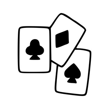 recommend clip art: casino game cards icon set