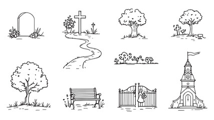 Cemetery Blueprint Burial Plot Map