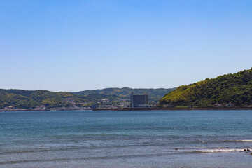 Naklejka premium 宇佐美留田海岸（静岡県伊東市）