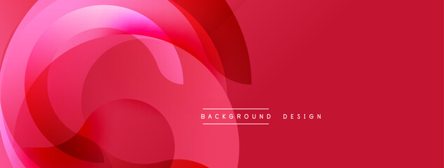 Abstract pink design. Smooth flowing shapes create dynamic background. Modern aesthetic, suitable for banners or headers.