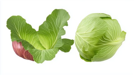 Fototapeta premium Refreshing,Fresh Green Okra and Broccoli Salad Healthy Vegan Meal,Vibrant Lettuce and Cabbage Salad with Mint Vegan Delight,Nutritious Broccoli and Lettuce Salad Fresh and Health