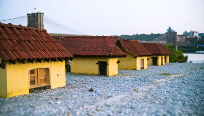 Bay of Hope, morning atmosphere, clear sky
roofs of old houses in prague