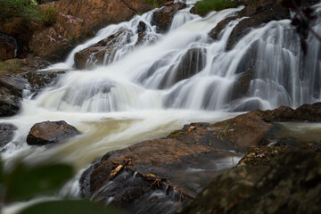 Fototapeta premium waterfall in the mountains in Dalat