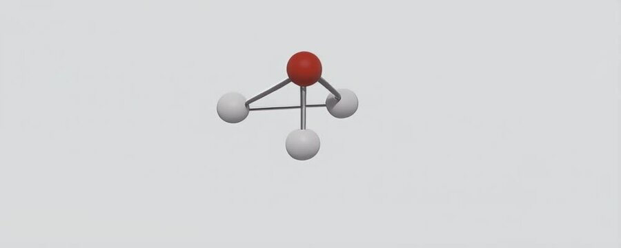 Boron Trifluoride Molecule Structure Visualization