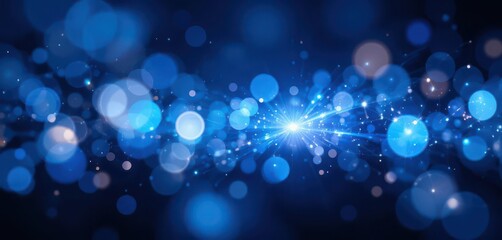  Translucent Blue Whispers Modern Shapes, Star Accents, Lightbulb Effect a Smooth Soft Blur Perfect for Flyers More