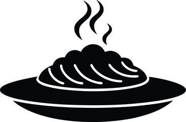 slice of cake Silhouette vector illustration on transparent background