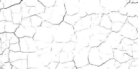 Dust or old grunge concrete building damaged grunge wall black and white texture effect white background.